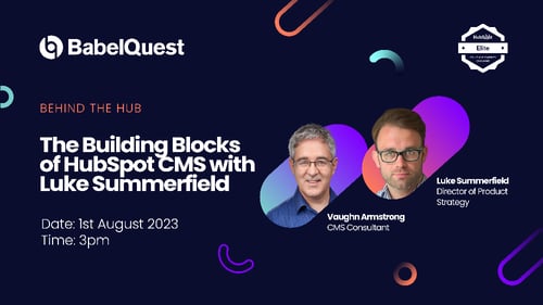 The Building Blocks of HubSpot CMS with Luke Summerfield  featured image
