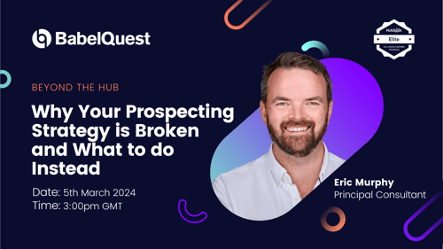 Why Your Prospecting Strategy is Broken and What to do Instead w/ Eric Murphy featured image