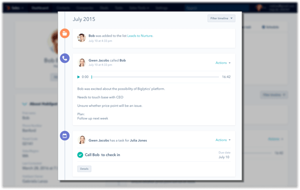 HubSpotCRM Timeline View.png