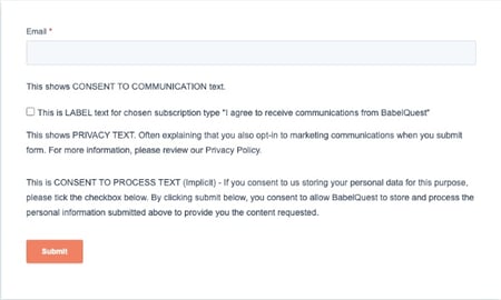 GDPR-form-settings-consent-checkbox-communicate-form-submit-process