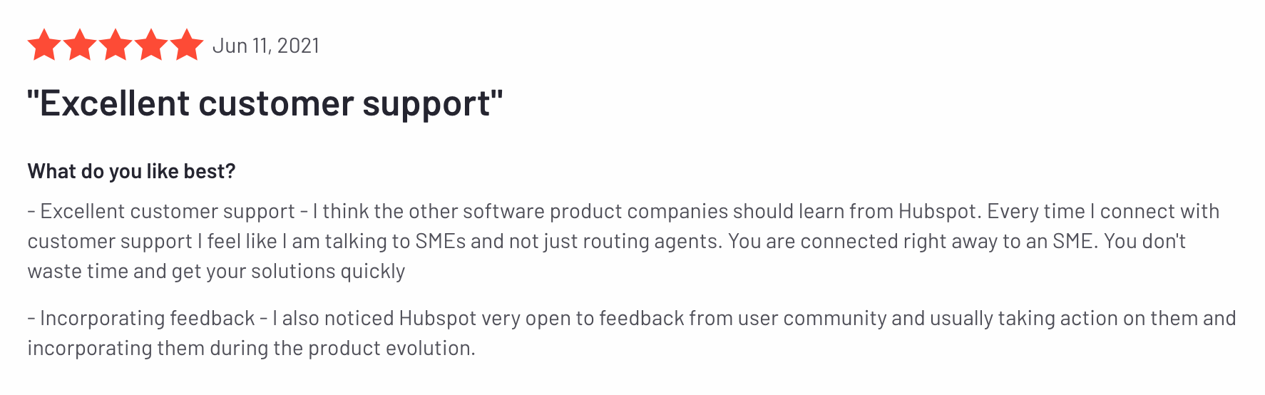 Review of HubSpot and their customer support