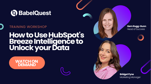 How to Use HubSpot's Breeze Intelligence to Unlock your Data featured image