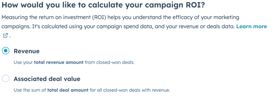 Calculating campaign ROI