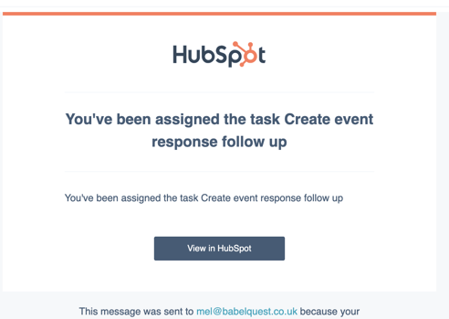 Email task