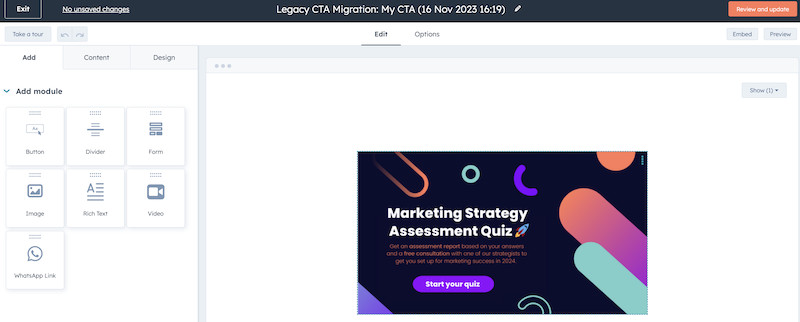 Cta's Query HubSpot CTA's: How to migrate your legacy CTAs