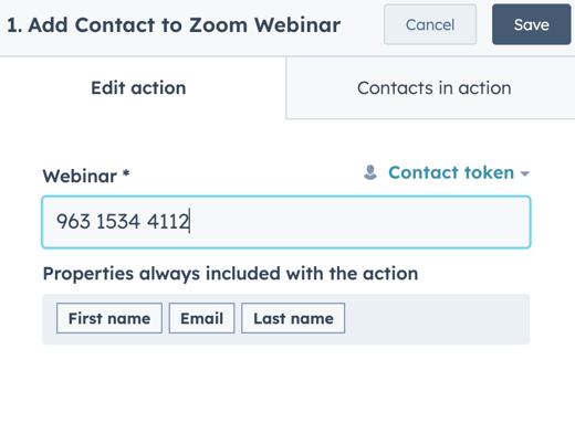 Zoom webinar ID