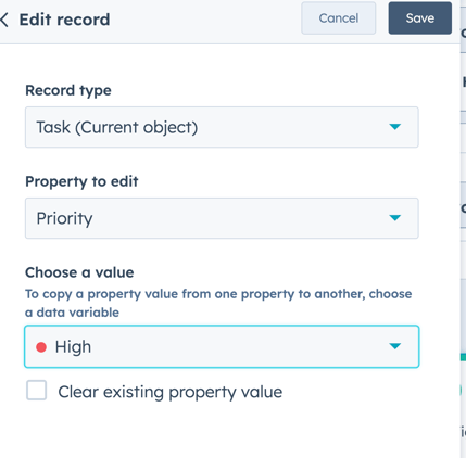 Set priority