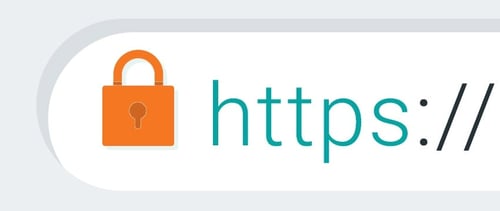 Security icon in the address bar