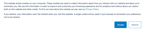 Cookie policy 