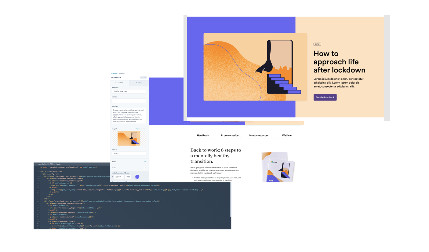 Spotlight: Developing Custom Modules for Unmind with HubSpot CMS Software