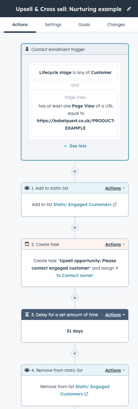 Set up new workflow