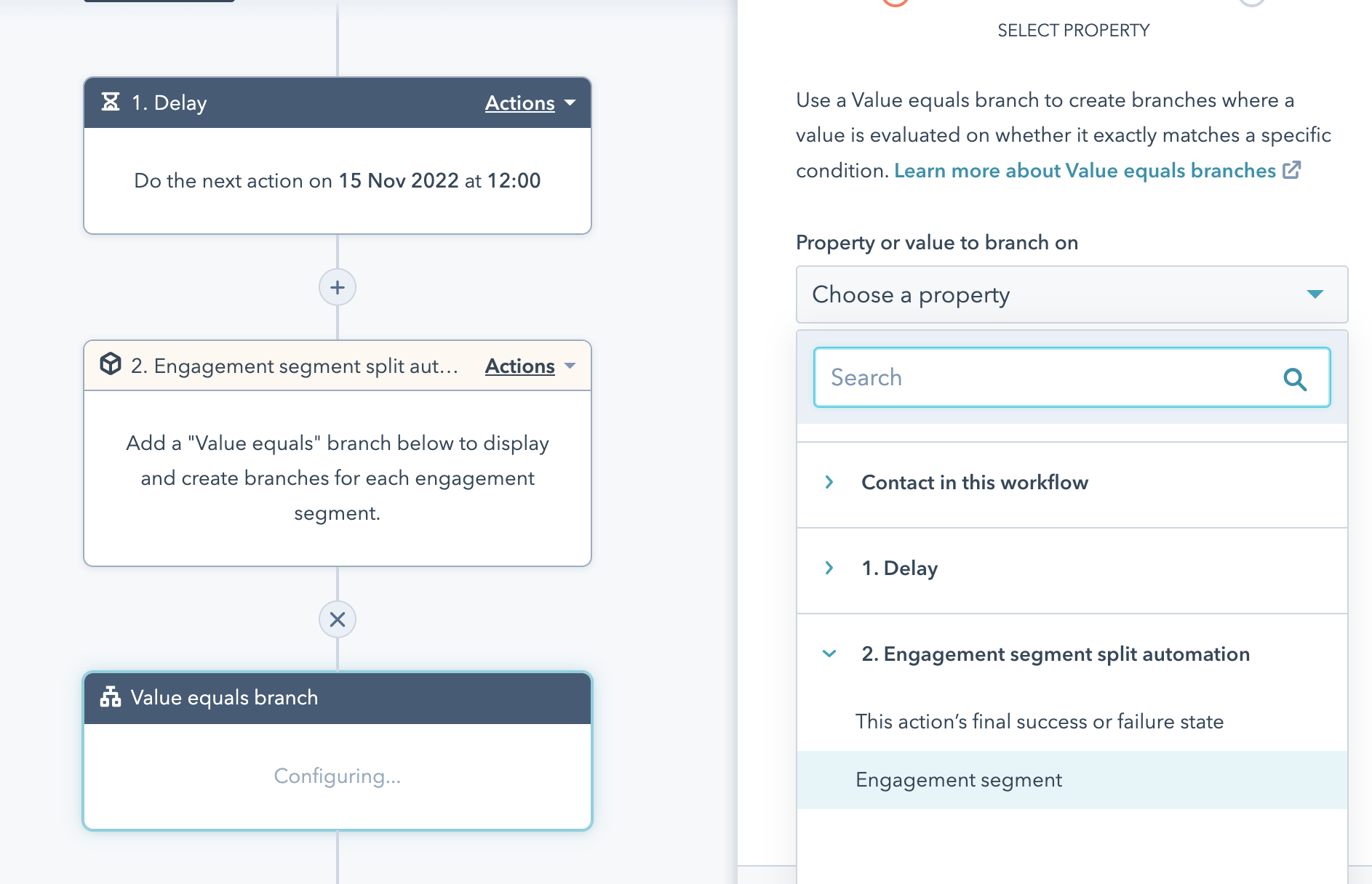 create a workflow