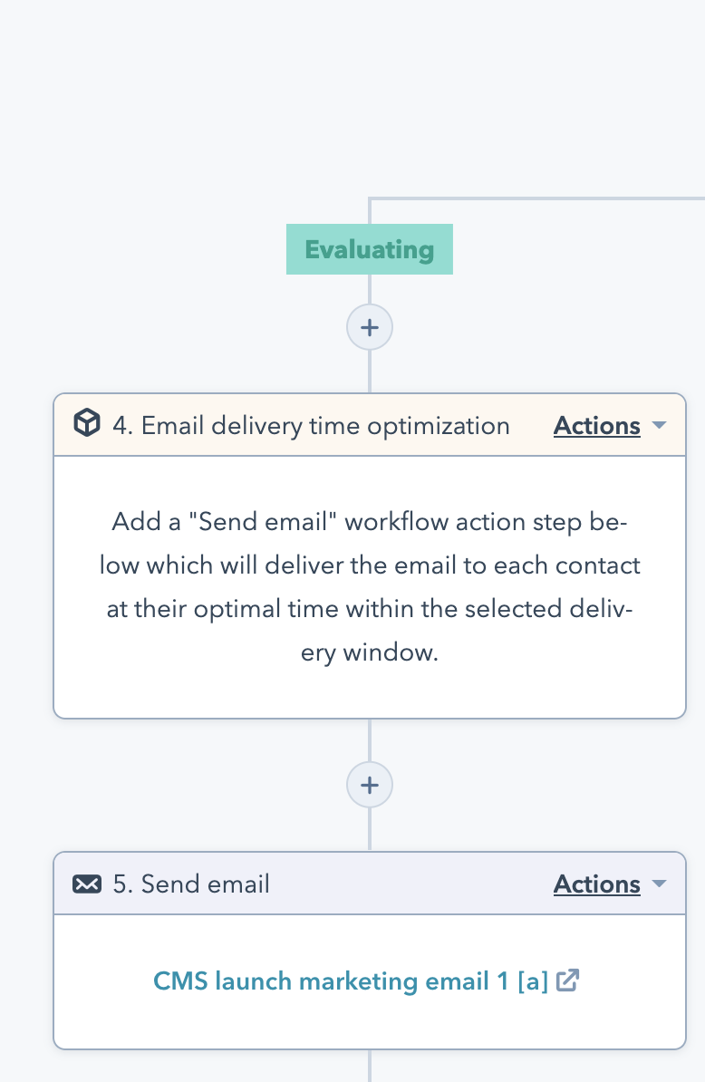 add workflow actions